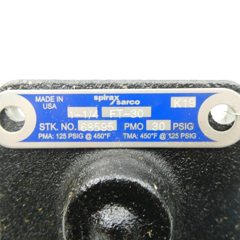 SPIRAX SARCO 68595 FT-30 30PSI 1-1/4" NSNP