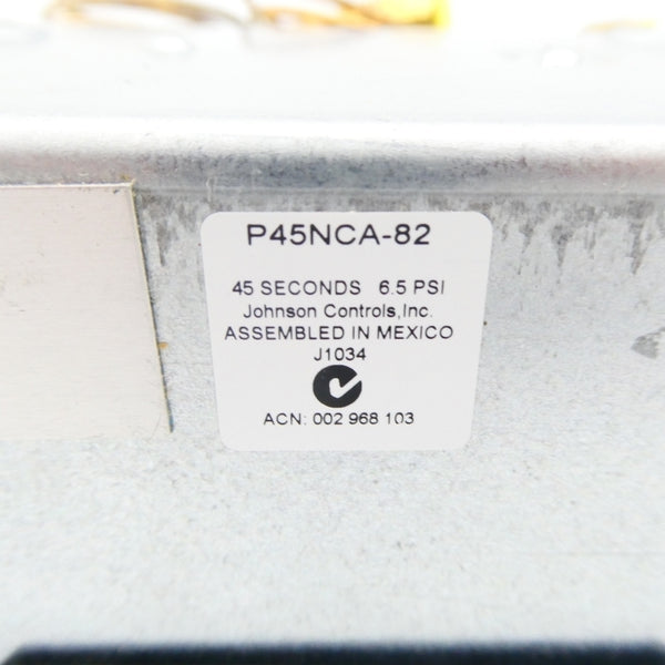 JOHNSON CONTROLS P45NCA-82C 120/240VAC 6.5PSI 45S NSMP