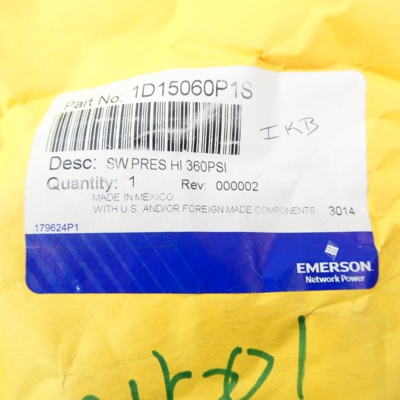 EMERSON 1D15060P1S 360PSI NSFS