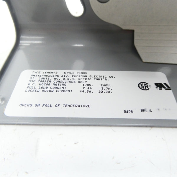 WHITE-RODGERS 16A60-3 240V 3.7/22.2A NSNP