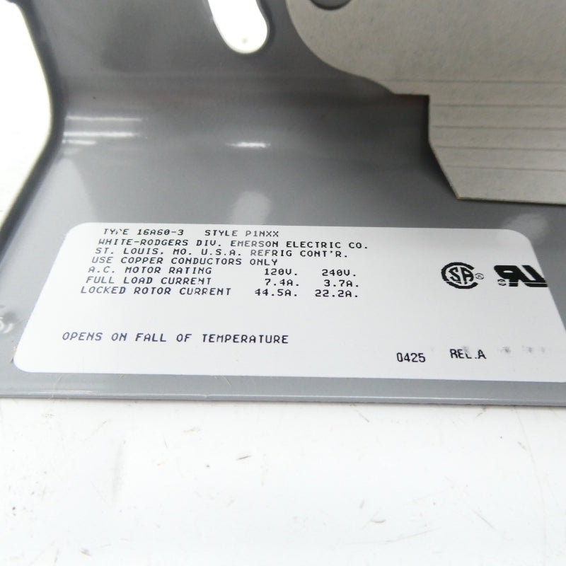 WHITE-RODGERS 16A60-3 240V 3.7/22.2A NSNP