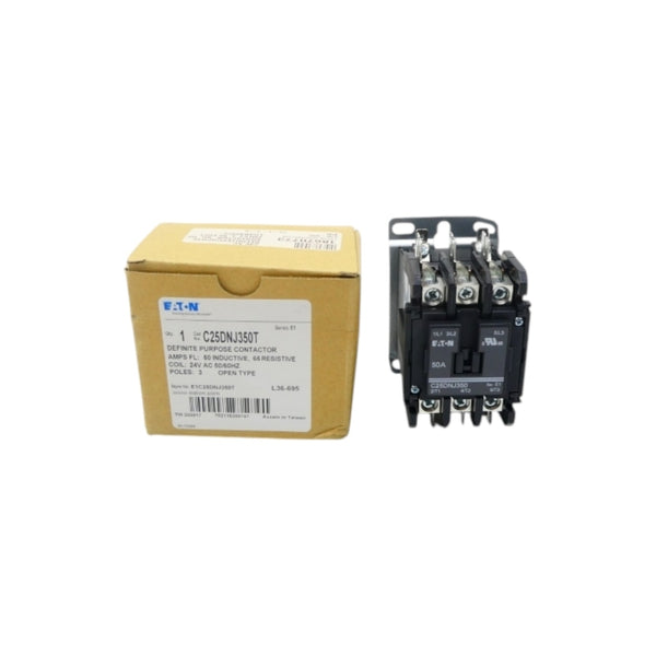 EATON C25DNJ350T SER. E1 24VAC 50A NSMP