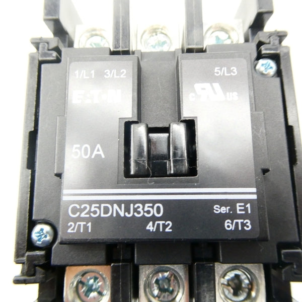 EATON C25DNJ350T SER. E1 24VAC 50A NSMP