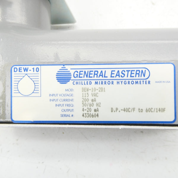 GENERAL EASTERN DEW-10-2D1 115VAC NSNP