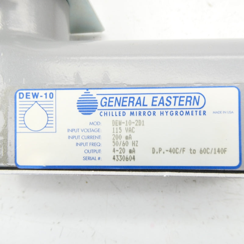 GENERAL EASTERN DEW-10-2D1 115VAC NSNP