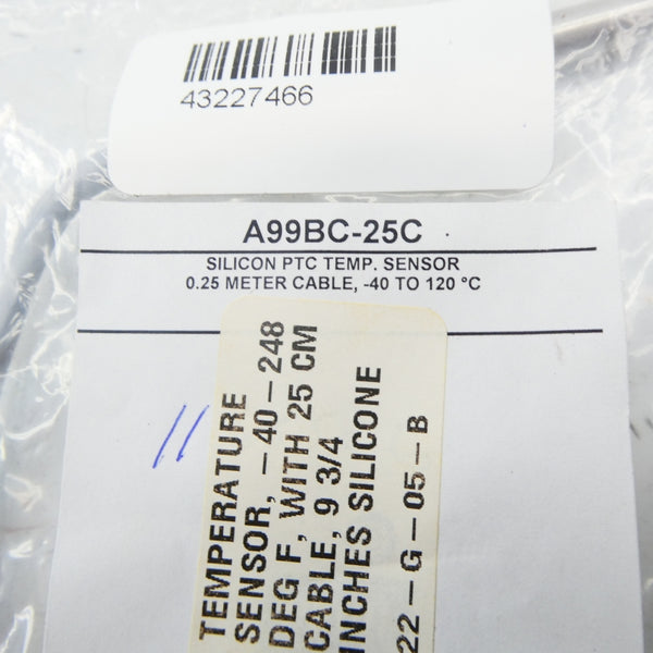 JOHNSON CONTROLS A99BC-25C NSMP