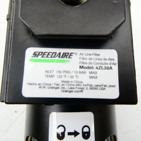 SPEEDAIRE 4ZL38A 150PSI 1/4" NSMP