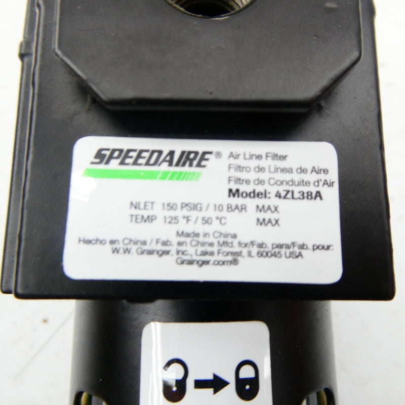 SPEEDAIRE 4ZL38A 150PSI 1/4" NSMP