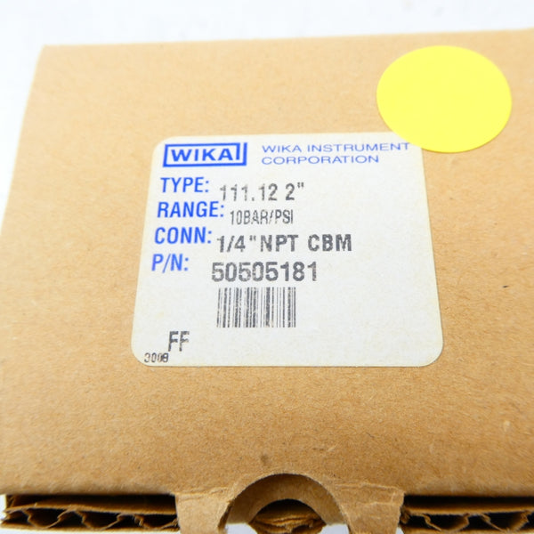 WIKA 50505181 10PSI NSMP
