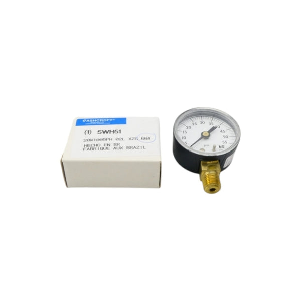 ASHCROFT 20W1005PH 02L XZG 60# 5WH51 0-60PSI NSMP