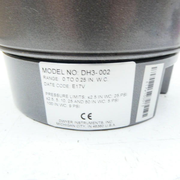 DWYER DH3-002 0-0.25INWC NSNP