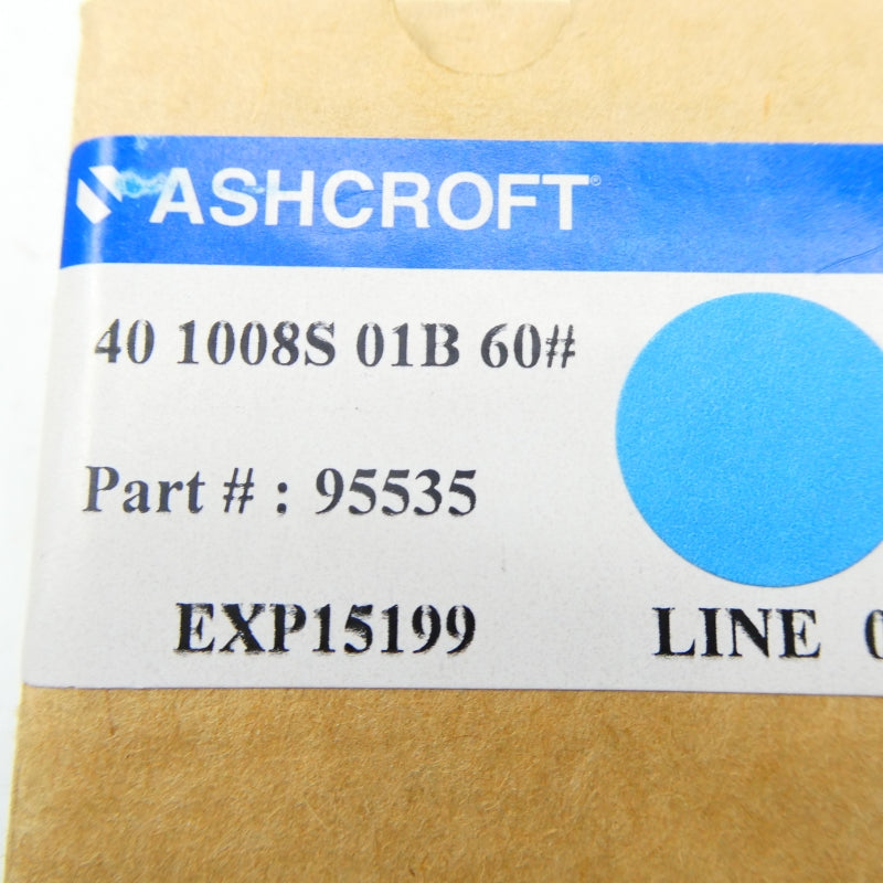 ASHCROFT 40 1008S 01B 60# 95535 0-60PSI NSMP