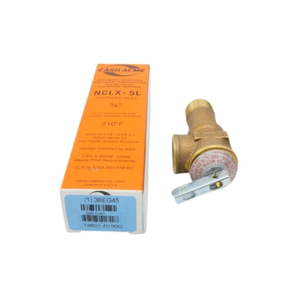 CASH ACME NCLX-5L 18821-0150G 150PSI 3/4" NSMP