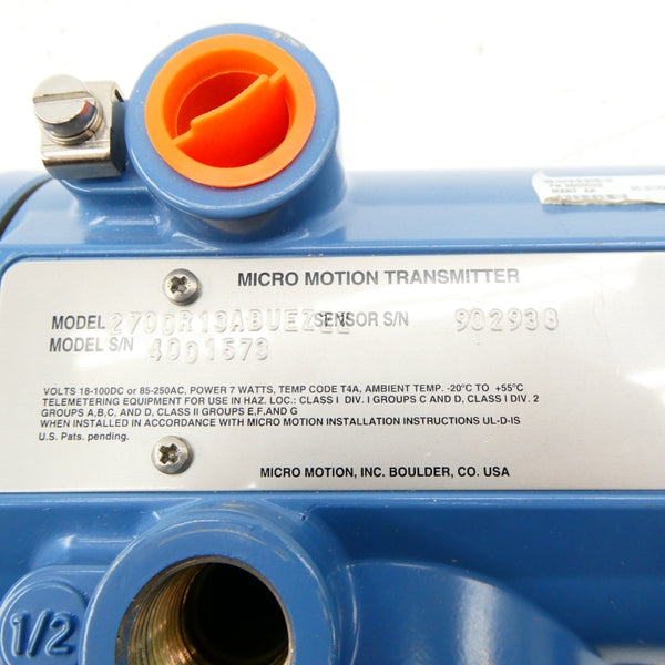 MICRO MOTION 2700R13ABUEZZZ NSNP