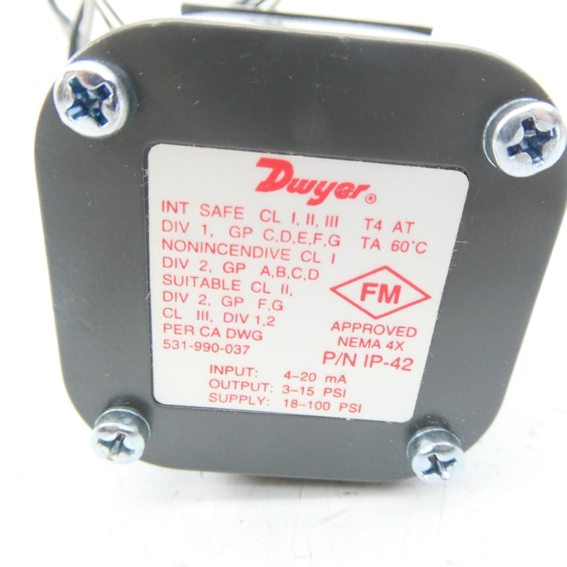 DWYER IP-42 18-100PSI NSMP