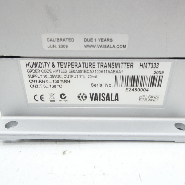 VAISALA HMT333 HMT330 3E0A001BCAX100A11AABAA1 10-35VDC NSNP