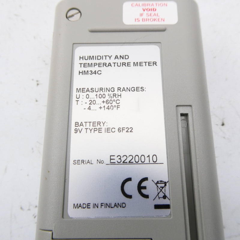 VAISALA HM34C 9V NSNP