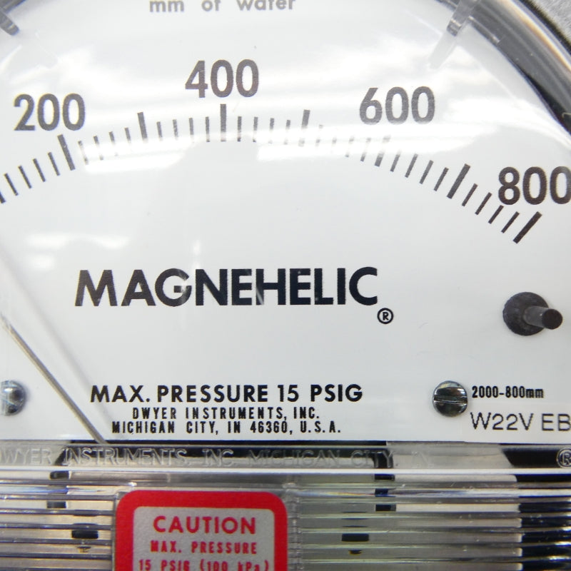 DWYER 2000-800MM 15PSI 0-800 NSMP
