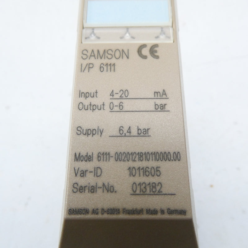 SAMSON 6111-0020121810110000.00 NSMP