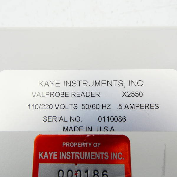 KAYE INSTRUMENTS X2550 110/220V .5A NSNP
