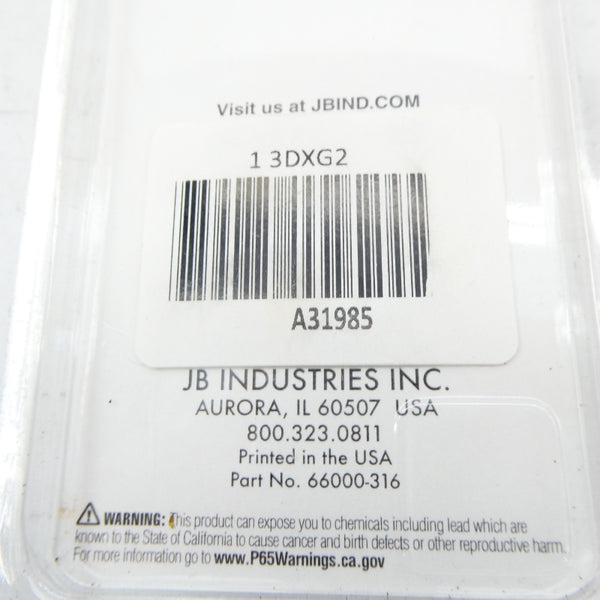 JB INDUSTRIES 3DXG2 (PKG OF 6) NSMP