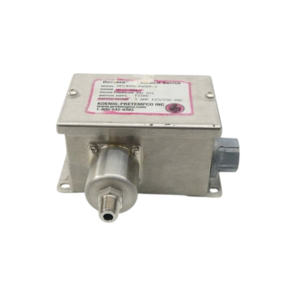 KOENIG PRETEMPCO DPS300S-P40PF-5 125/250VAC 5A 300PSI UNMP