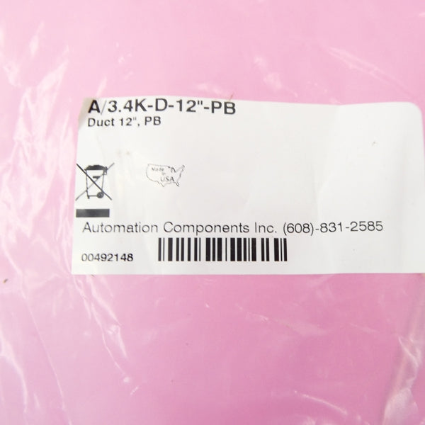 AUTOMATION COMPONENTS A/3.4K-D-12"-PB NSMP