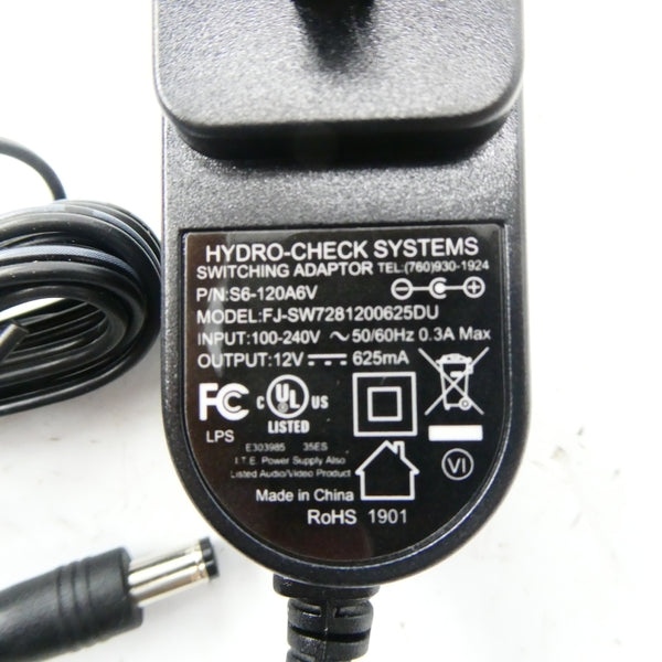 HYDRO CHECK SYSTEMS S6-120A6V FJ-SW7281200625DU 100-240V 0.3A NSNP