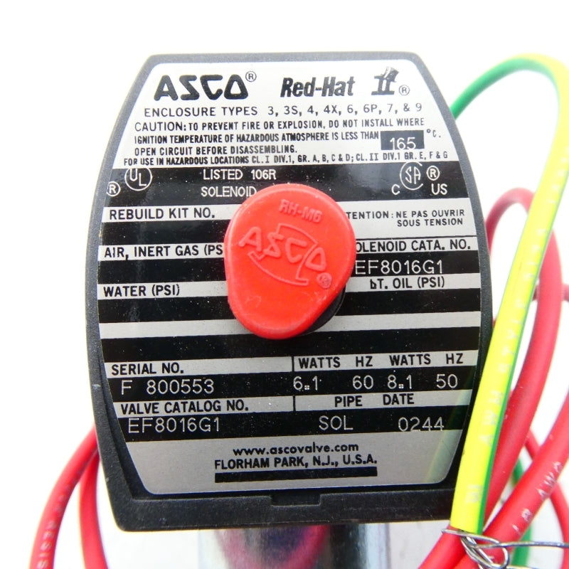 ASCO EF8016G1 110/120V NSMP