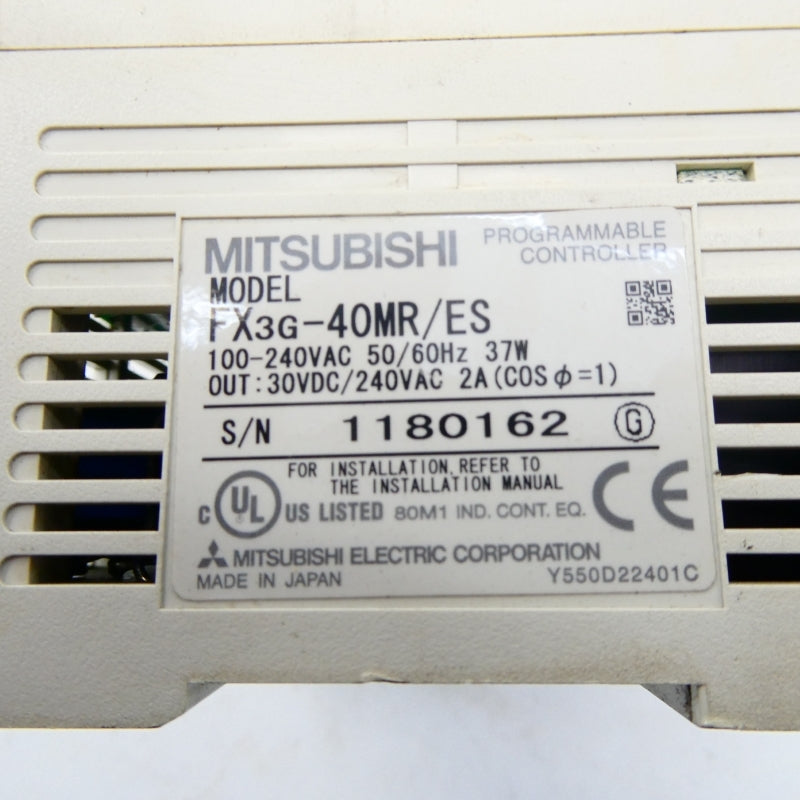 MITSUBISHI FX3G-40MR/ES 100-240VAC NSNP