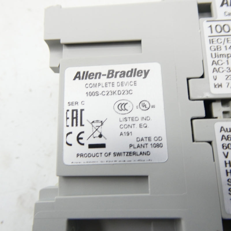ALLEN BRADLEY 100S-C23KD23C SER. C 110V (BR/WH) NSMP