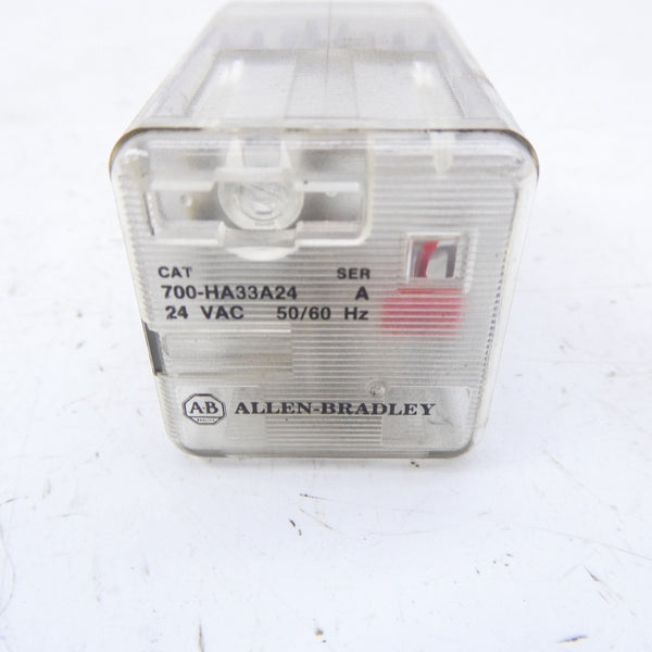 ALLEN BRADLEY 700-HA33A24 SER. A 24VAC 10A (BK/YL) NSMP