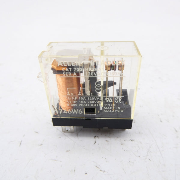 ALLEN BRADLEY 700-HK36A1 SER. A 120VAC 10A (BK/YL) NSMP
