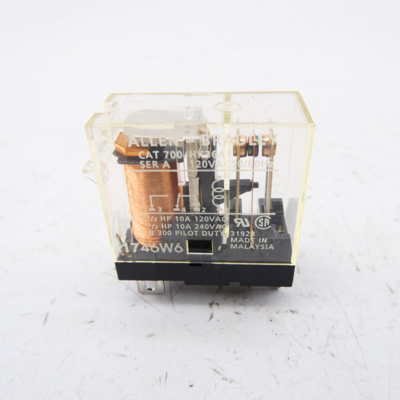 ALLEN BRADLEY 700-HK36A1 SER. A 120VAC 10A (BK/YL) NSMP