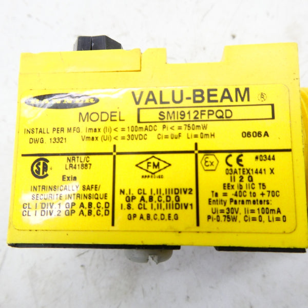 BANNER ENGINEERING SMI912FPQD 27219 30VDC NSMP