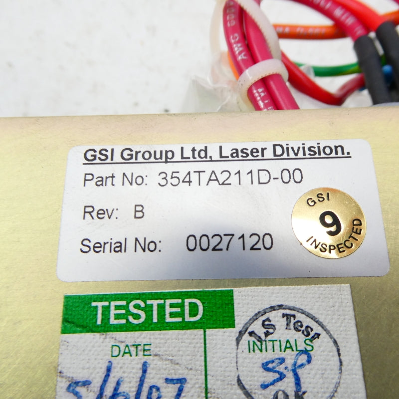 GSI GROUP 354TA211D-00 REV. B NSNP