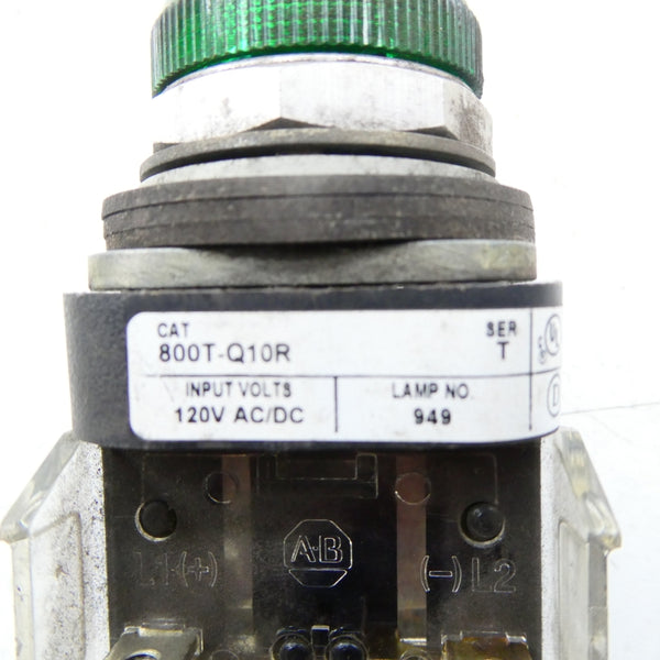 ALLEN BRADLEY 800T-Q10R SER. T 120VAC/DC NSNP