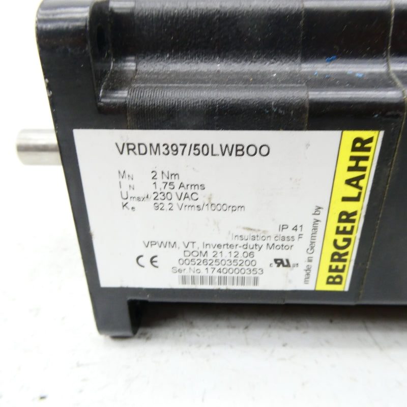 BERGER LAHR VRDM397/50LWBOO 230VAC NSNP