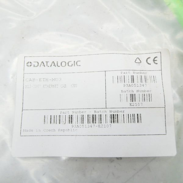 DATALOGIC CAB-ETH-M03 93A051347 NSMP