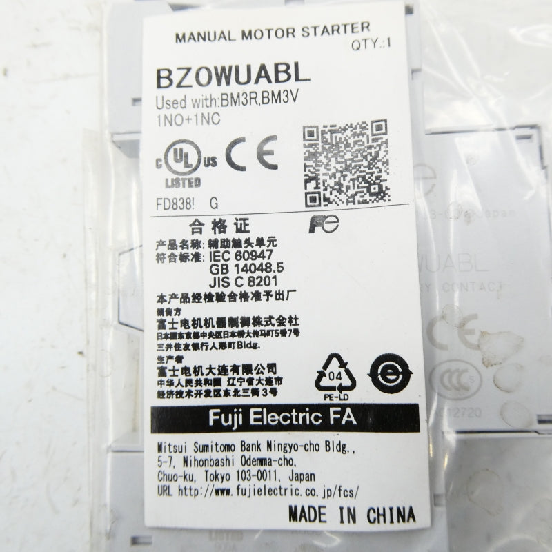 FUJI ELECTRIC BZOWUABL NSMP