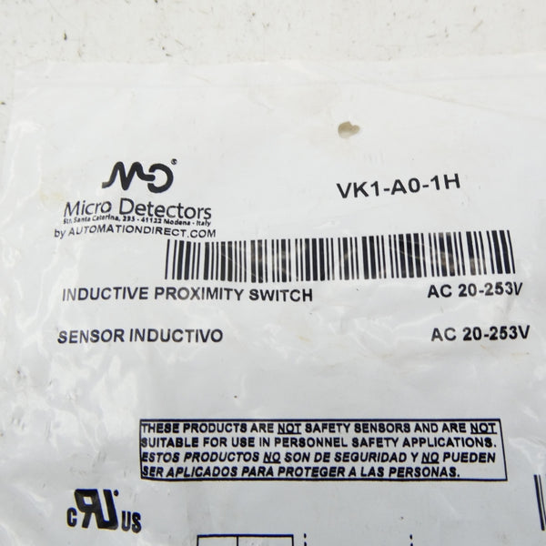 MICRO DETECTORS VK1-A0-1H 20-253VAC NSMP