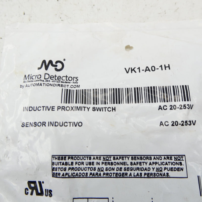 MICRO DETECTORS VK1-A0-1H 20-253VAC NSMP