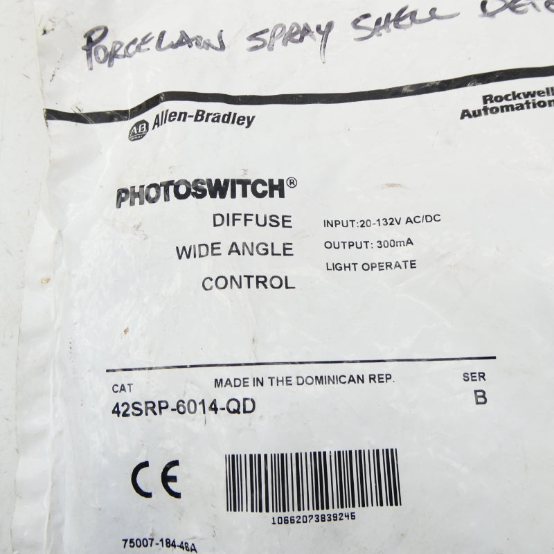 ALLEN BRADLEY 42SRP-6014-QD SER. B 20-132VAC/DC NSMP