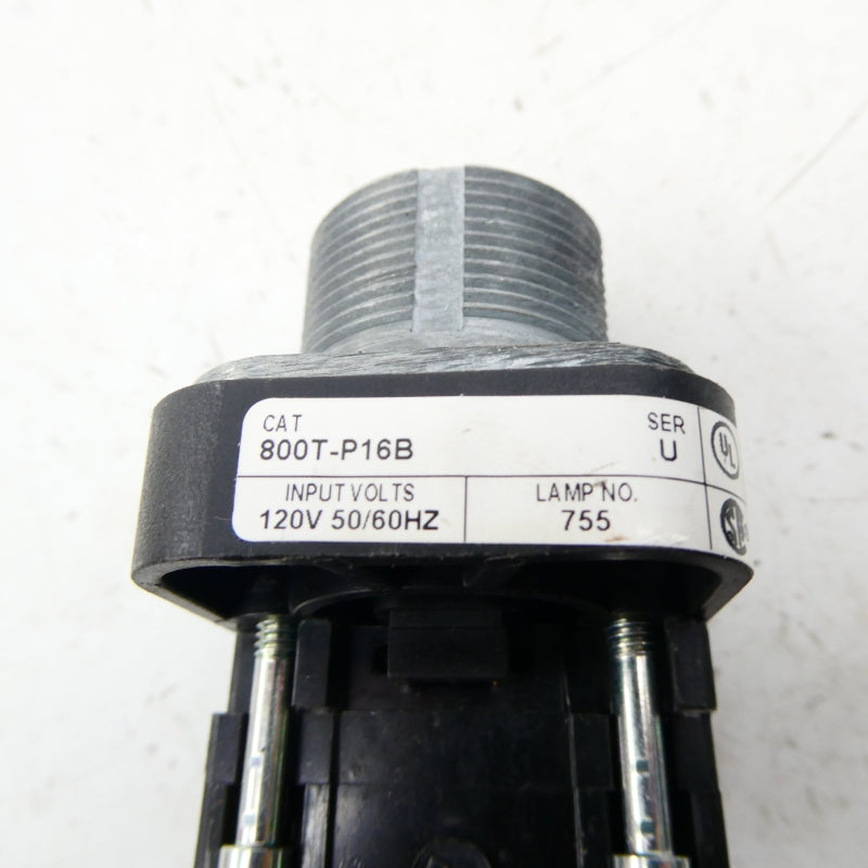 ALLEN BRADLEY 800T-P16B SER. U 120V (AS PICTURED) NSNP
