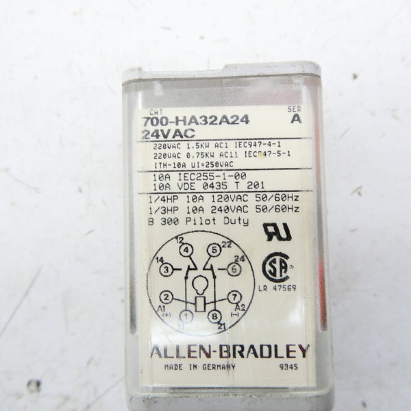 ALLEN BRADLEY 700-HA32A24 SER. A 24VAC NSNP