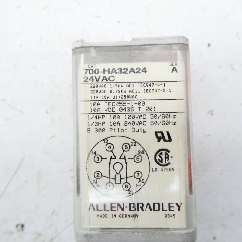 ALLEN BRADLEY 700-HA32A24 SER. A 24VAC NSNP