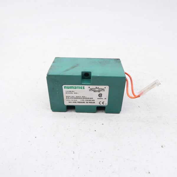 NUMATICS 554SS600K000030 110-120V .30A 150PSI (AS PICTURED) NSNP