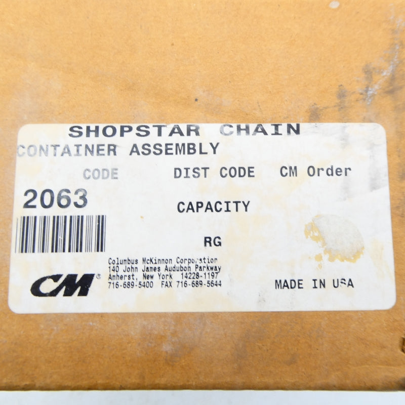 COLUMBUS MCKINNON 2063 NSMP