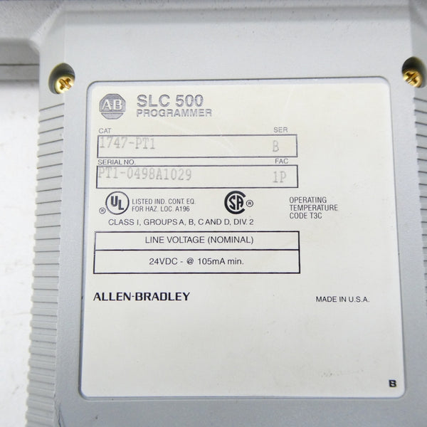 ALLEN BRADLEY 1747-PT1 SER. B 24VDC NSNP