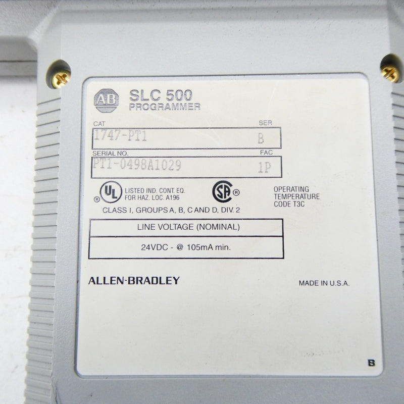 ALLEN BRADLEY 1747-PT1 SER. B 24VDC NSNP
